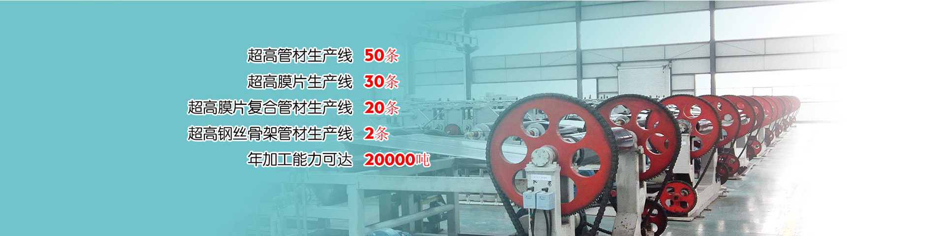 超高分子量聚乙烯系列管道生产实力